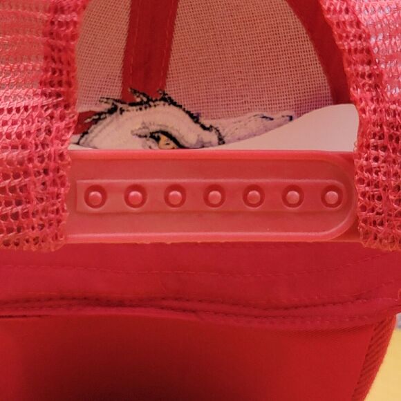 Embroidered USA Bald Eagle Shadow Snapback Trucker Hat Red American Flag Cap - Picture 15 of 16